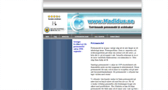 Desktop Screenshot of madidus.se