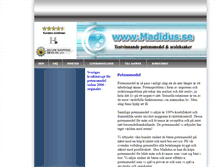 Tablet Screenshot of madidus.se